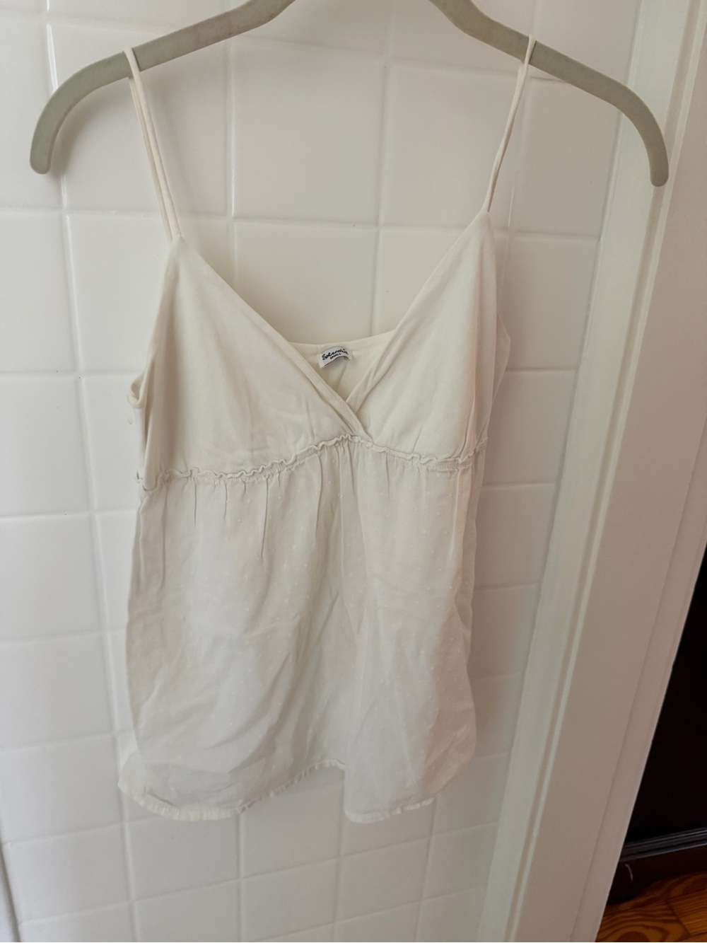 Splendid Ivory Spaghetti Strap Cami
